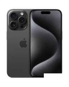 Смартфон Apple iPhone 15 Pro 256GB (черный титан)