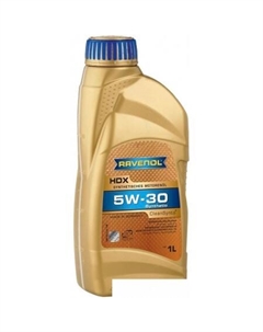 Моторное масло HDX 5W-30 1л Ravenol