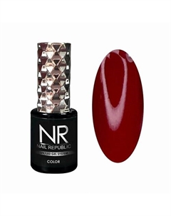 Гель-лак NR-204, Перламутрово-рубиновый Nail republic