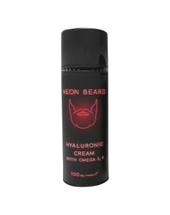 Гиалуроновый крем с Омега 3.6 RED NEON - Сандал 100.0 Neon beard