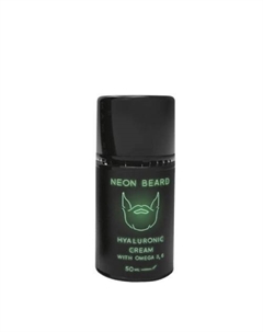 Гиалуроновый крем с Омега 3.6 GREEN NEON - Вербена 50.0 Neon beard