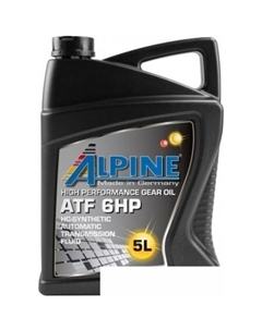 Трансмиссионное масло ATF 6HP 5л Alpine