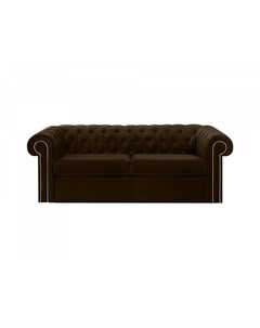 Диван chesterfield коричневый 208x73x105 см Ogogo