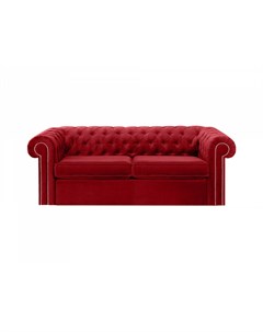 Диван chesterfield красный 208x73x105 см Ogogo