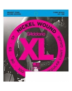 Струны для гитары EXL170 45-100 D'addario