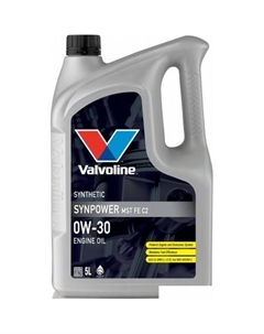 Моторное масло SynPower MST FE C2 0W-30 5л Valvoline