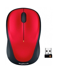 Мышь M235 Wireless Mouse (красный) [910-002496] Logitech