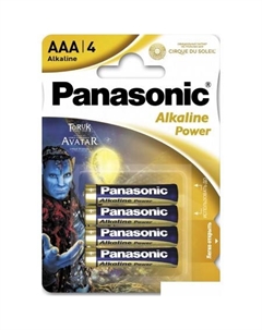 Батарейка Alkaline Power AAA 4 шт LR03APB/4BP Panasonic