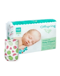 Подгузники, NB 2-4 кг Арбузы 56.0 Offspring