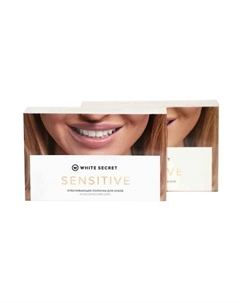 Полоски для домашнего отбеливания зубов "Sensitive" 1 White secret