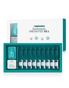 Сыворотка для лица с гиалуроновой кислотой, глубокое увлажнение Real Hyaluronic One day Kit 36.0 Wellage