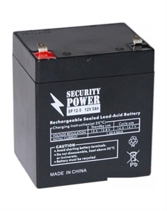 Аккумулятор для ИБП SP 12-5 F2 (12В/5 А·ч) Security power