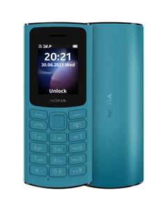 Мобильный телефон Nokia 105 ТА-1557 1GF019CPG6C02 (голубой)