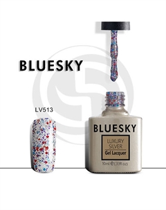 Гель-лак Luxury Silver LV555 Bluesky