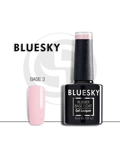 Каучуковая база с шиммером Luxury Silver Base 9 Bluesky