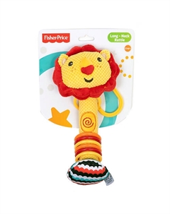 Погремушка плюшевая Львёнок 0+ Fisher-price