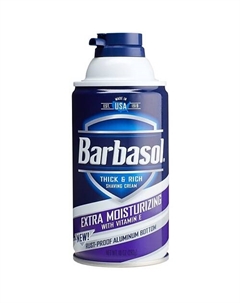 Крем-пена для бритья увлажняющая Extra Moisturizing Shaving Cream 283.0 Barbasol