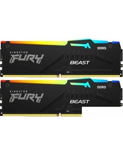 Оперативная память FURY Beast RGB 2x16ГБ DDR5 6000 МГц KF560C30BBAK2-32 Kingston