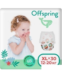 Трусики-подгузники XL 12-20кг Совы (30 шт) Offspring