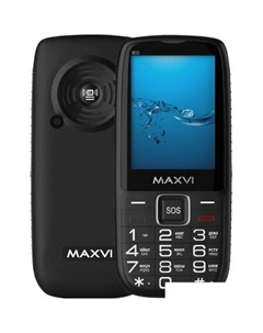 Кнопочный телефон Maxvi B32 (черный)