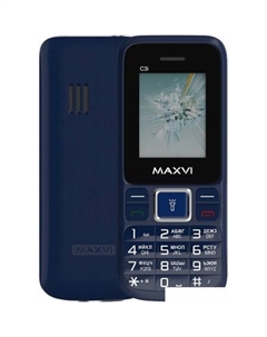 Мобильный телефон Maxvi C3i (маренго)