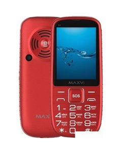 Мобильный телефон Maxvi B9 (красный)