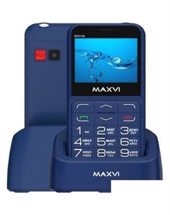 Кнопочный телефон Maxvi B231ds (синий)