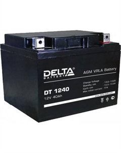 Аккумулятор для ИБП DT 1240 (12В/40 А·ч) Delta