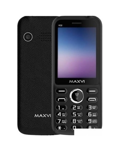 Кнопочный телефон Maxvi K32 (черный)