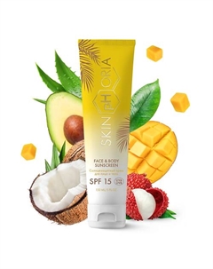 Солнцезащитный крем для лица и тела SPF15 Face & Body Sunscreen 150.0 Skinphoria