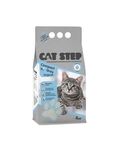 Наполнитель для туалета Compact Grey Original / 20313045 Cat step