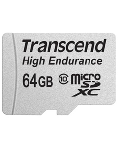 Карта памяти microSDXC HE (Class 10) UHS-I 64GB + адаптер [TS64GUSDXC10V] Transcend