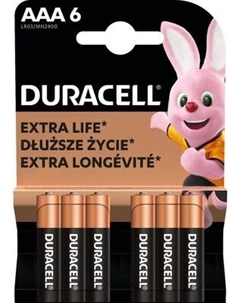 Комплект батареек LR03/MN2400/AAA 6BL Duracell