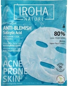 Маска для лица тканевая Anti-Blemish Salicy Iroha nature