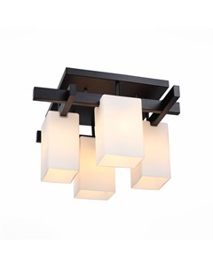 Люстра потолочная caset черный 45x31x45 см St luce