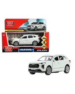 Машинка металлическая Haval Jolion, инерция, открываются двери, багажник, 13 см Технопарк