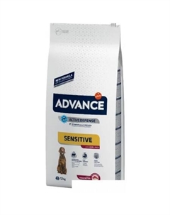 Корм для собак Sensitive Lamb & Rice 12 кг Advance