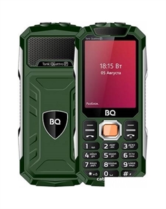 Кнопочный телефон BQ BQ-2817 Tank Quattro Power (зеленый) Bq