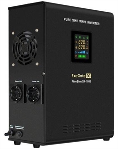 Источник бесперебойного питания FineSine SX-1000.LCD.AVR.2SH EX295997RUS Exegate