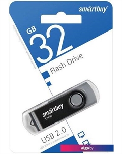 USB Flash Twist 32GB (черный) Smartbuy