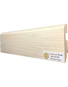 Плинтус МДФ 75x16x2150 Teckwood