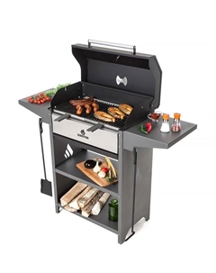 Мангал Family Optima BBQ FOB 2000, 2 мм, 133,2 х 44,1 х 111 см Gratar