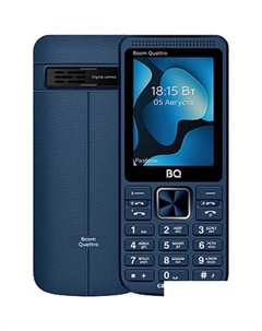 Кнопочный телефон BQ BQ-2455 Boom Quattro (синий) Bq