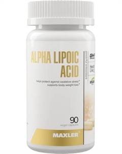 Жирные кислоты Alpha Lipoic Acid 100мг Maxler