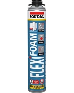 Пена монтажная Flexifoam All Seasons пистолетная / 155472 Soudal