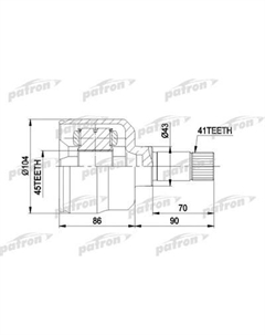 ШРУС PCV5021 Патрон