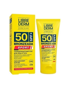 Солнцезащитный гель для лица и тела BRONZEADA SPORT SPF 50 Librederm