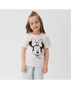 Футболка детская Disney "Minnie Mouse", рост 98-104 (30), розовый МИКС Kaftan