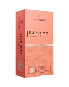 Кофе в капсулах Supremo 10 шт Brewblack