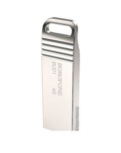 USB Flash BUD1 4GB (серебристый) Borofone